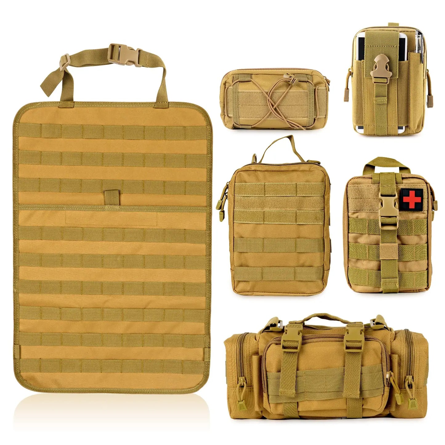 Tactical Car Seat Back Organizer