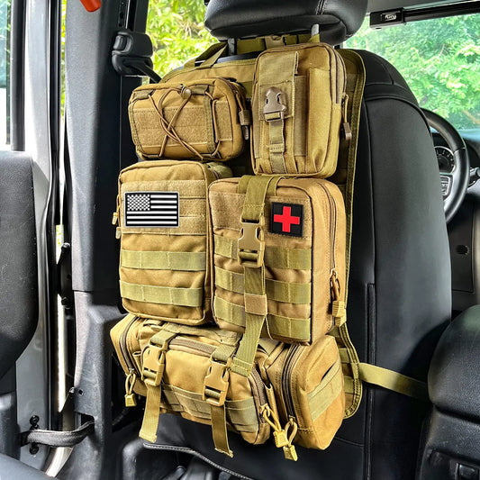 Tactical Car Seat Back Organizer