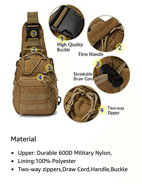 Small Military Backpack