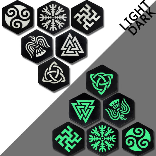 Viking Symbol Glow in the Dark Patch