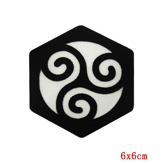 Viking Symbol Glow in the Dark Patch