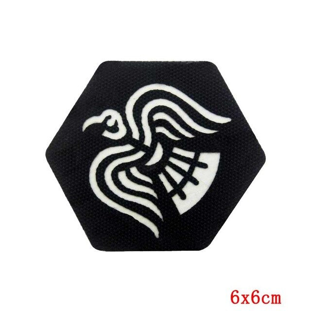 Viking Symbol Glow in the Dark Patch