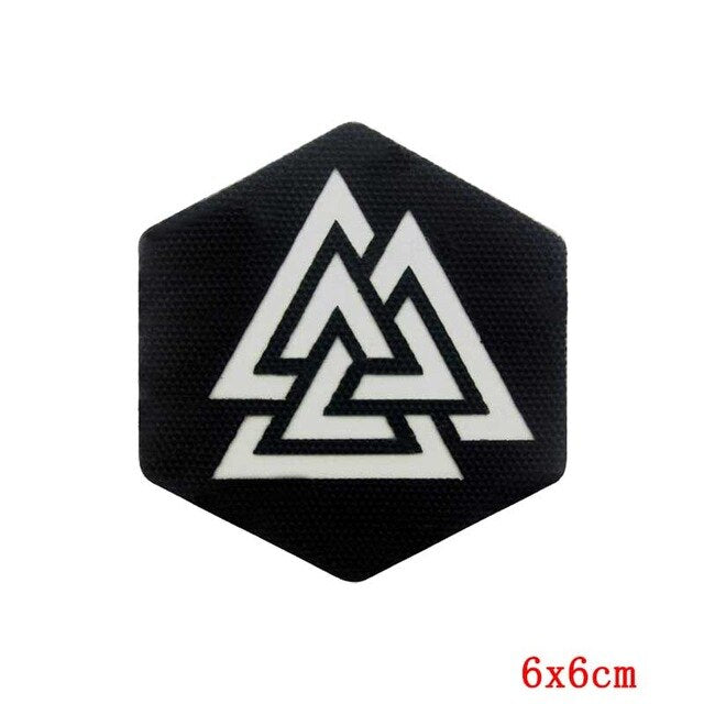 Viking Symbol Glow in the Dark Patch