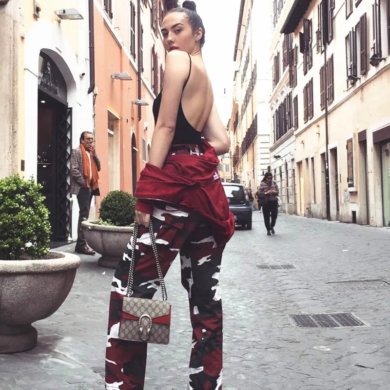 Women’s Camo Cargo Pants