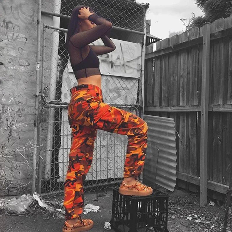 Women’s Camo Cargo Pants