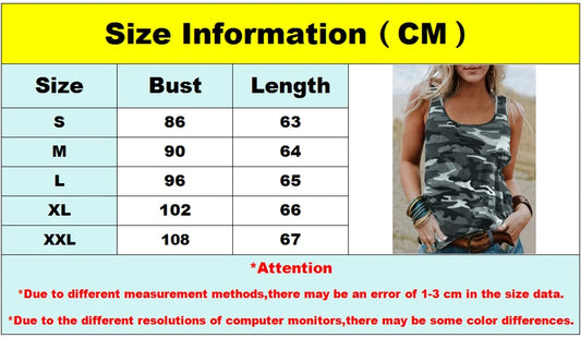 Camo Tank Top Women