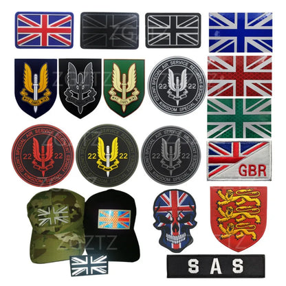 UK Embroidered Patches