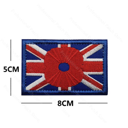 UK Embroidered Patches