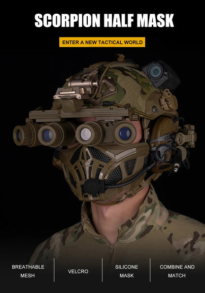 Airsoft Half Face Mask