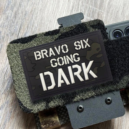 Bravo SIX Going Dark PVC Badge