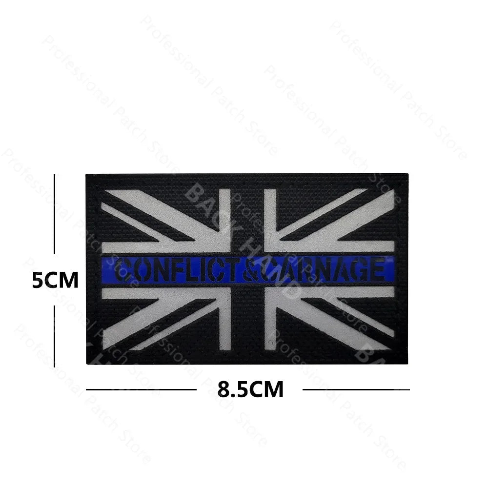 UK Embroidered Patches