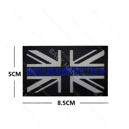 UK Embroidered Patches