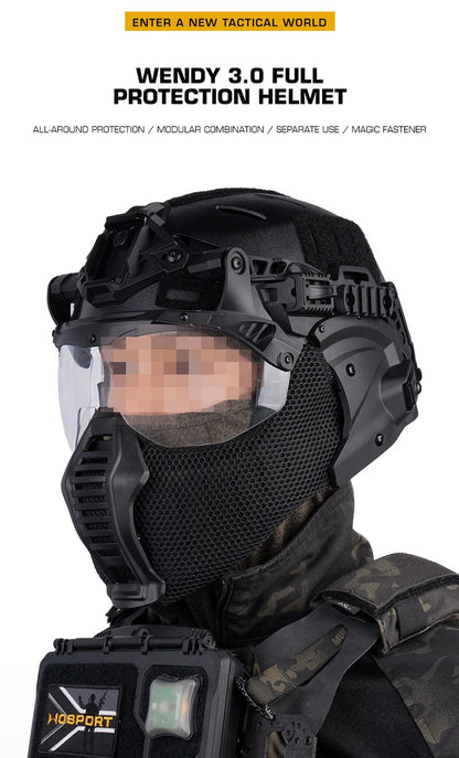 Full protective helmet