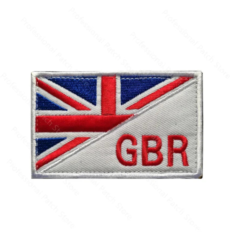 UK Embroidered Patches