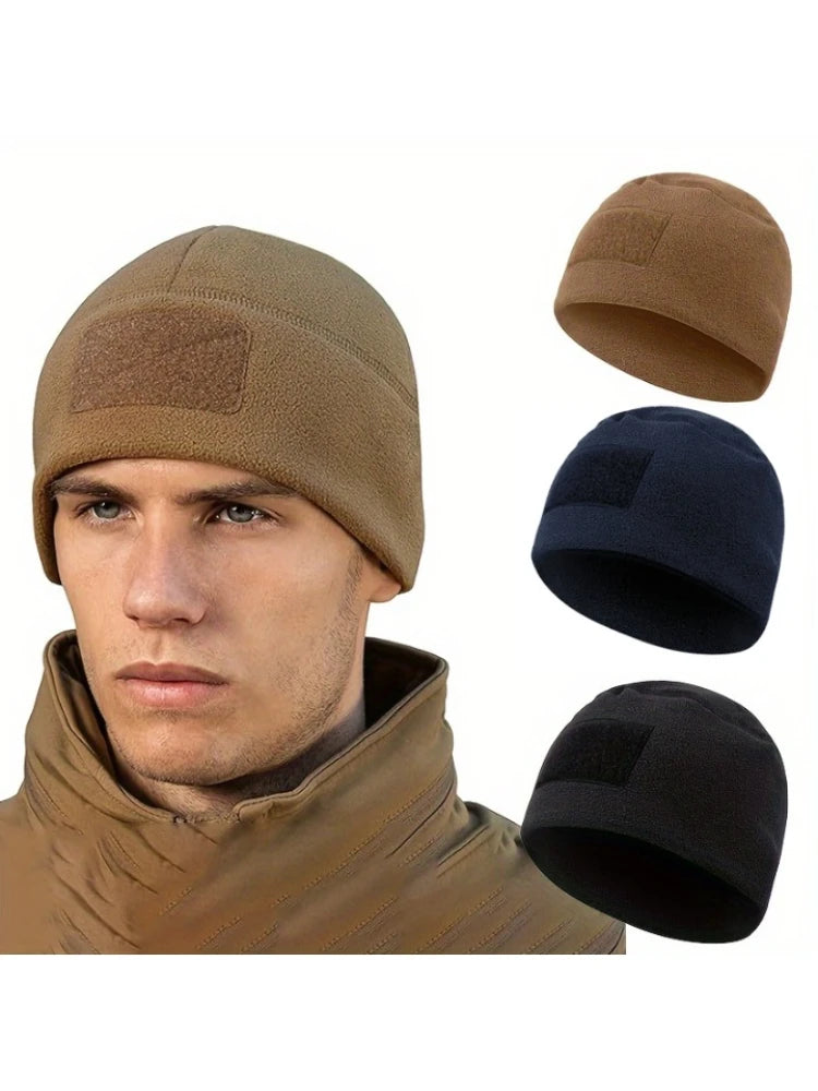 Windproof Beanie with Velcro