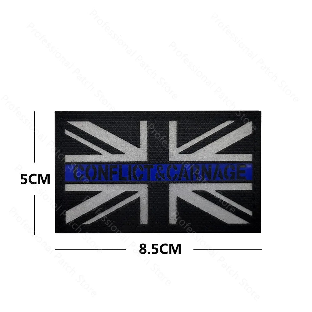 UK Embroidered Patches