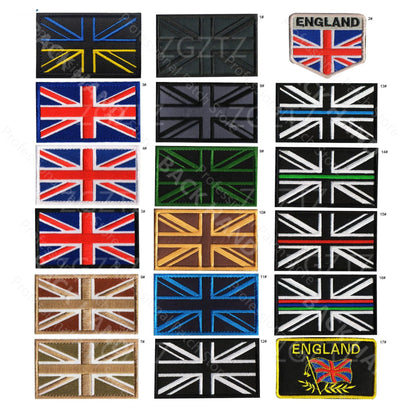 UK Embroidered Patches