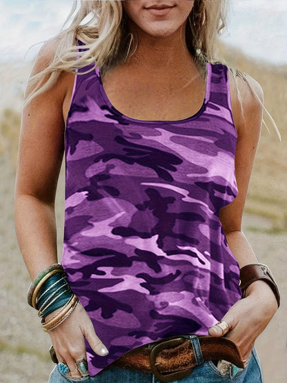 Camo Tank Top Women