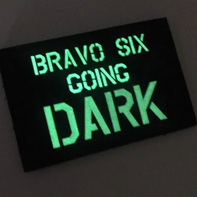 Bravo SIX Going Dark PVC Badge
