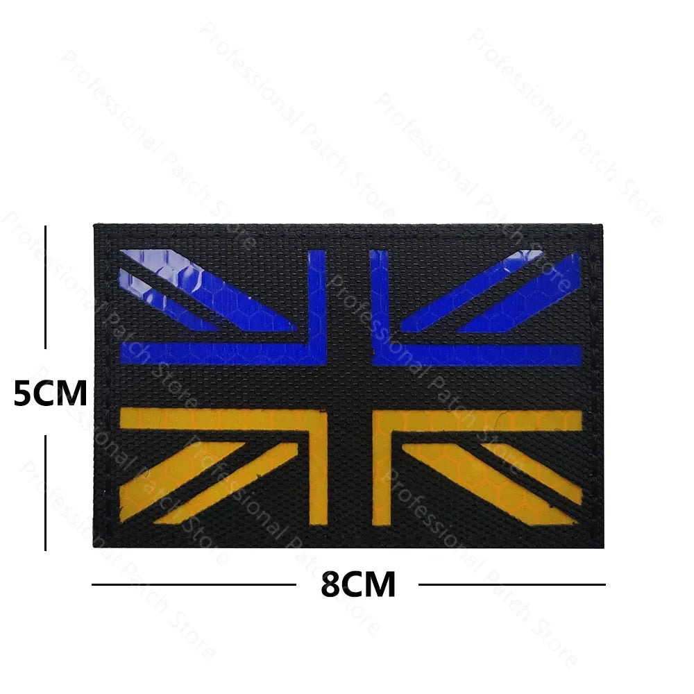UK Embroidered Patches