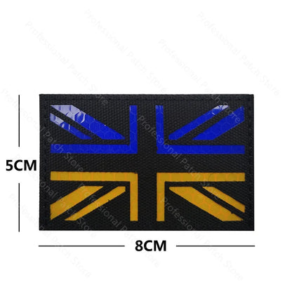 UK Embroidered Patches
