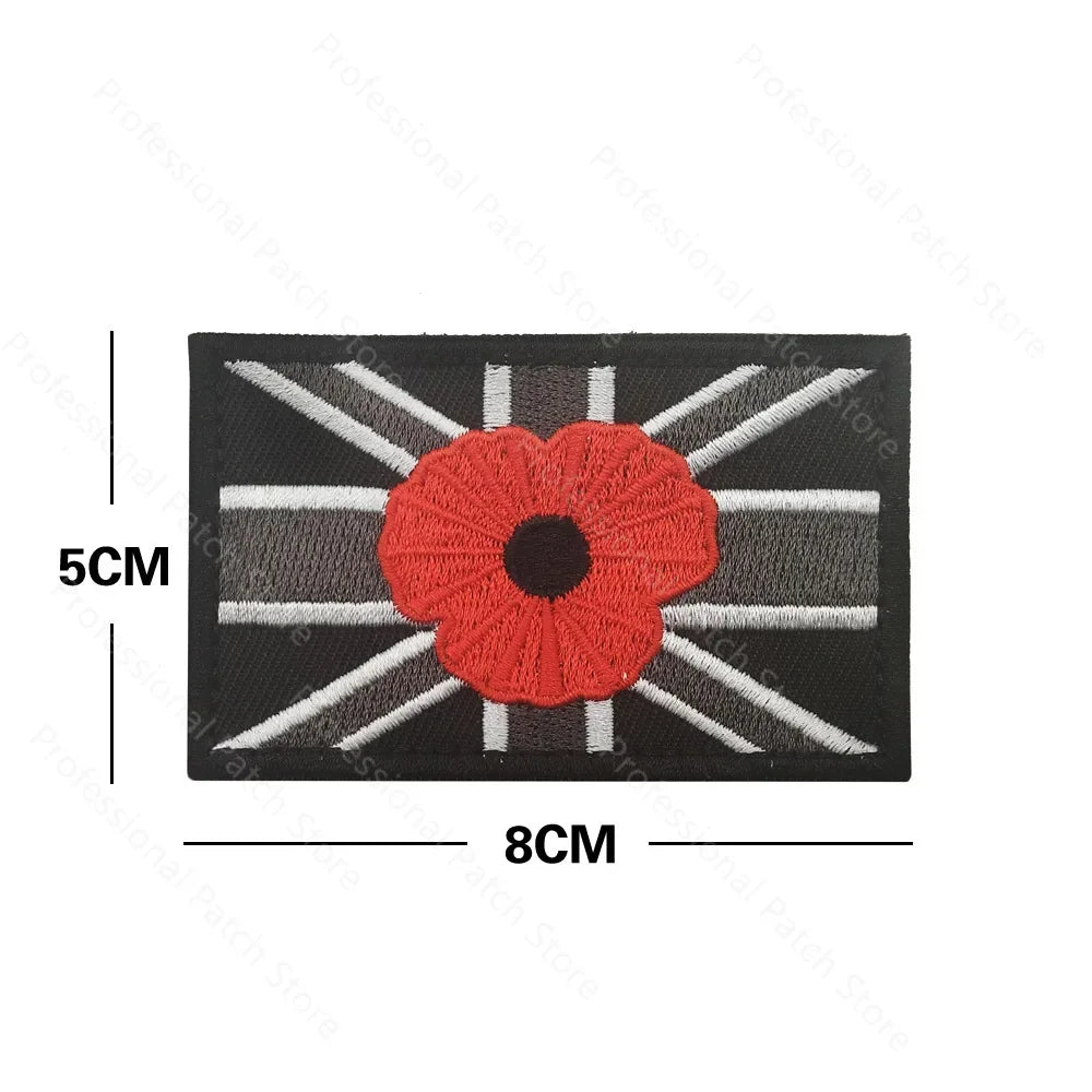 UK Embroidered Patches