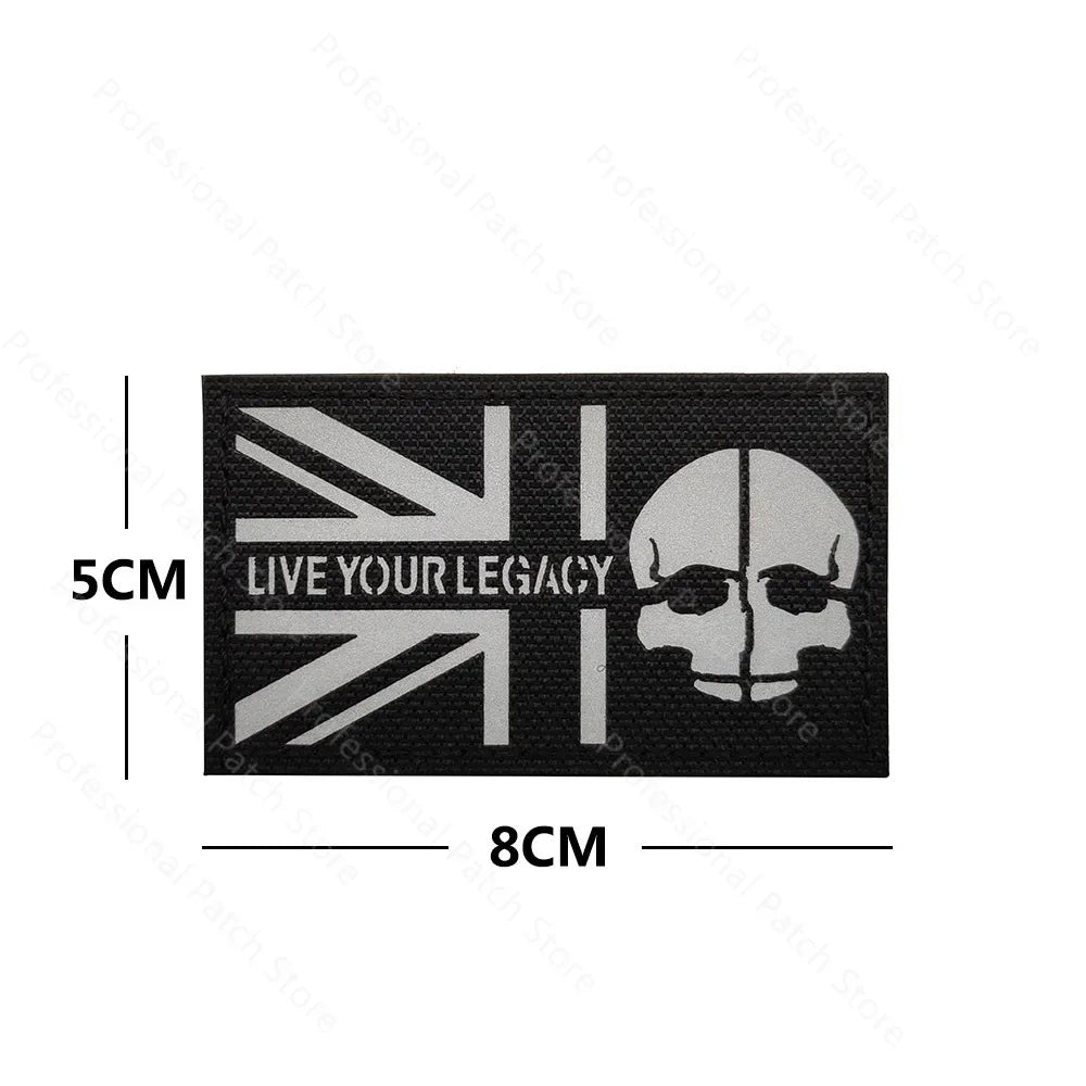 UK Embroidered Patches