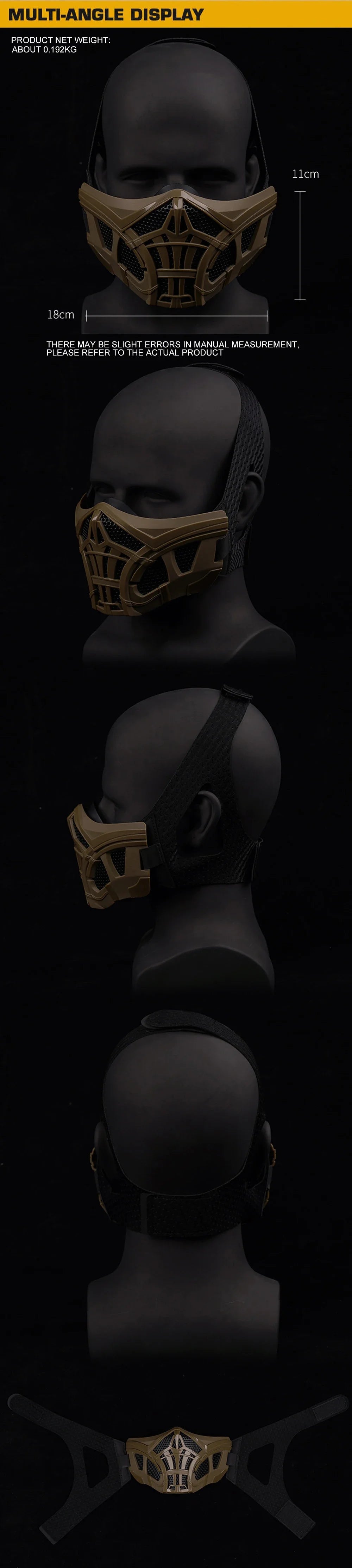 Airsoft Half Face Mask