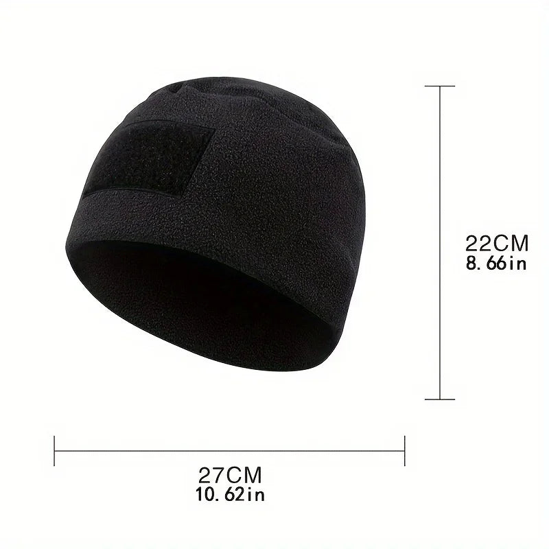 Windproof Beanie with Velcro