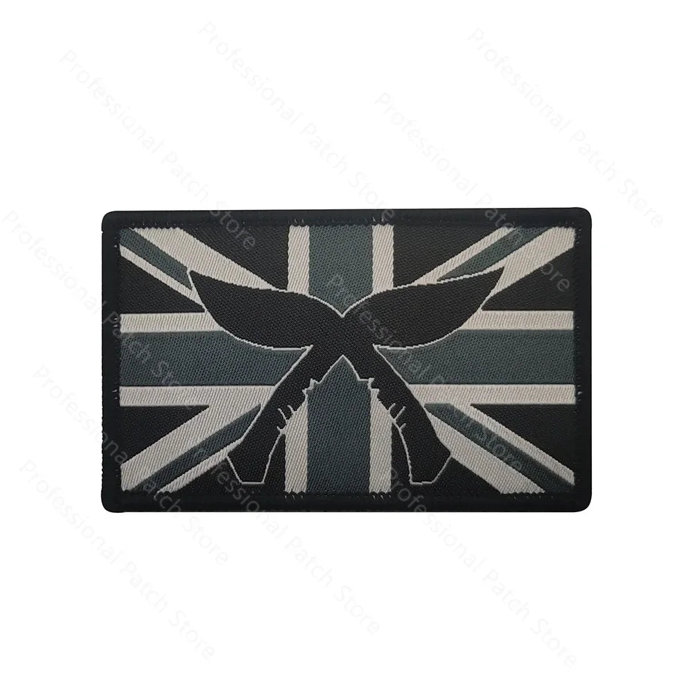 UK Embroidered Patches