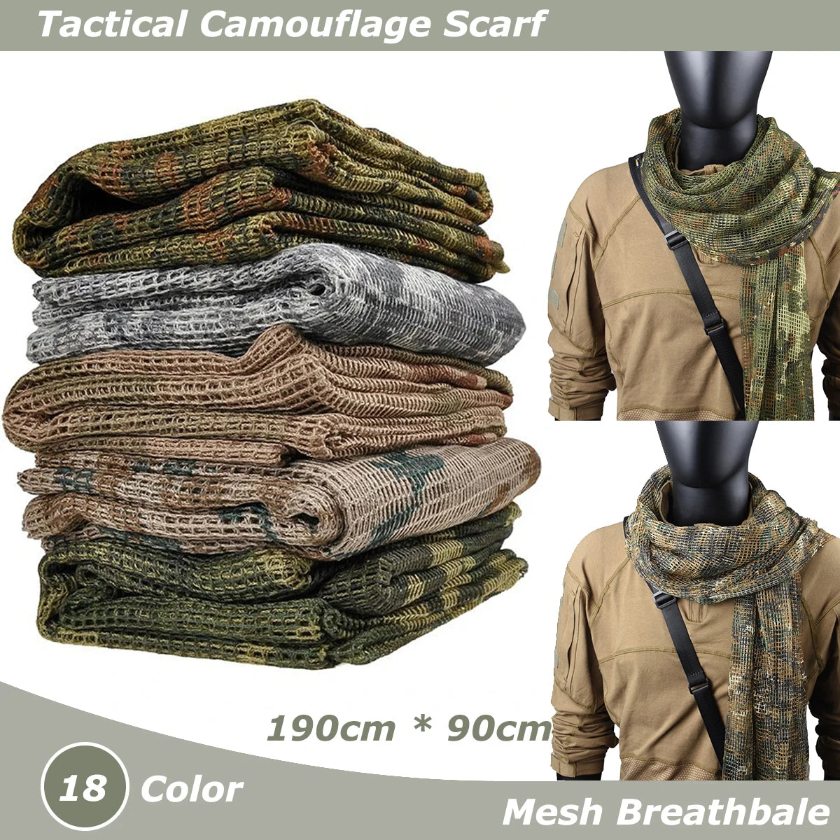 Tactical Mesh Scarf