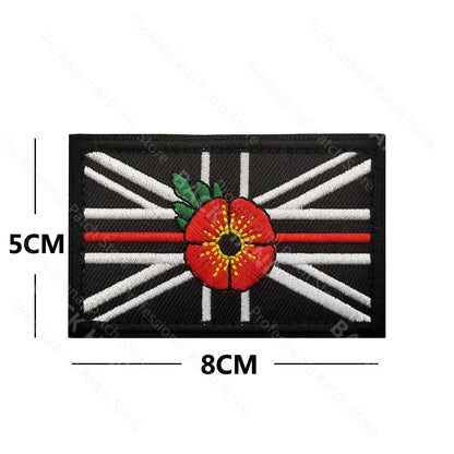 UK Embroidered Patches