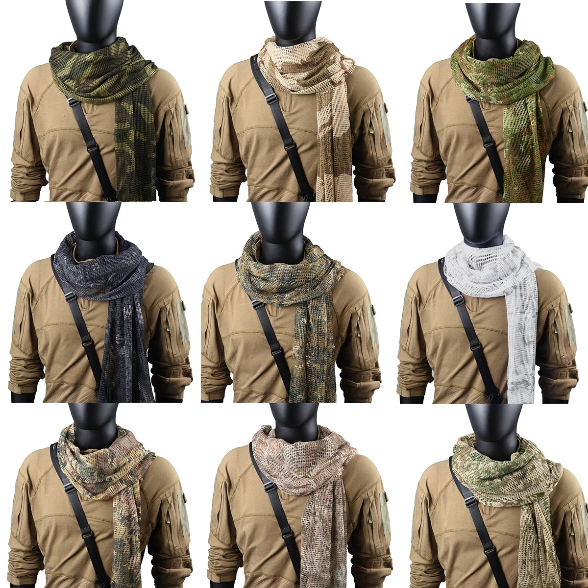 Tactical Mesh Scarf