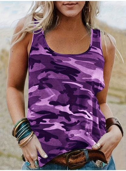 Camo Tank Top Women