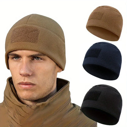 Windproof Beanie with Velcro
