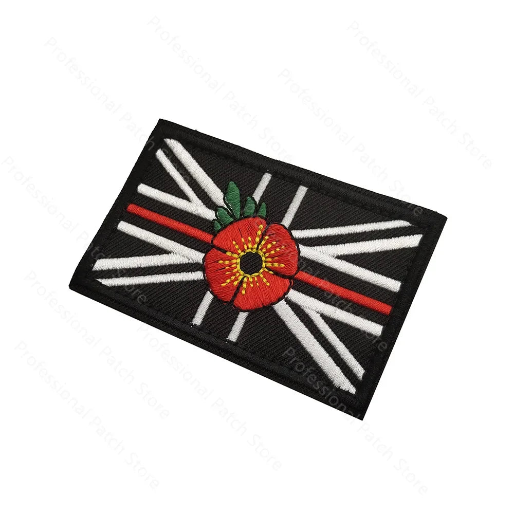 UK Embroidered Patches