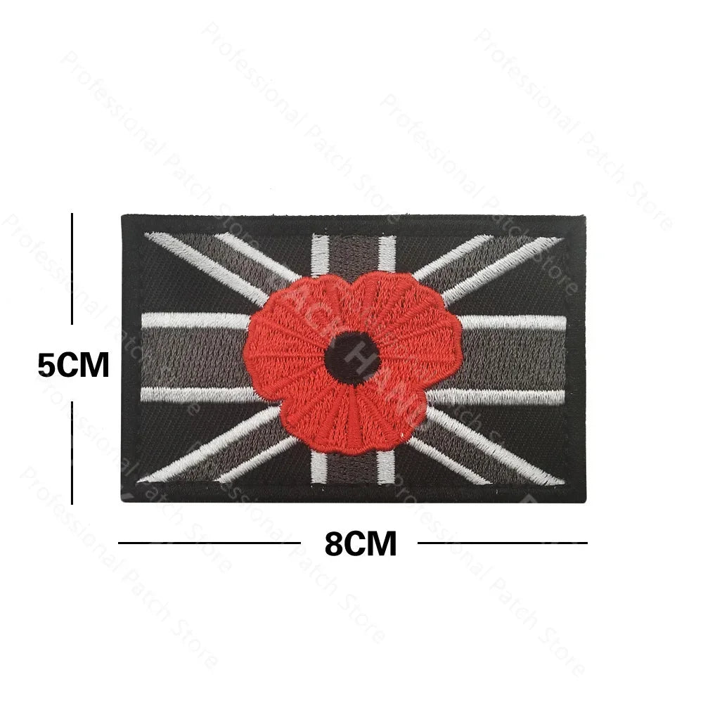 UK Embroidered Patches