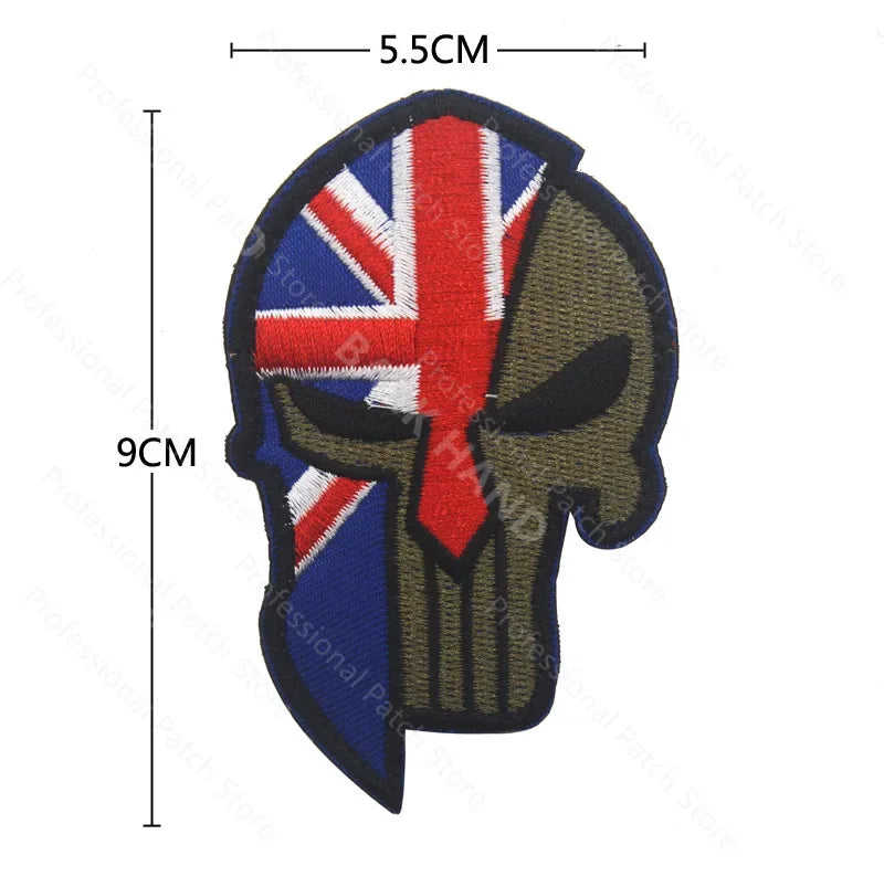 UK Embroidered Patches