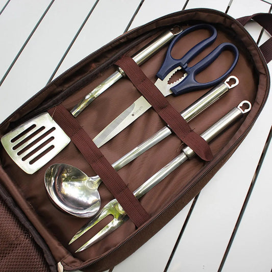 7pcs Camping Utensil Set