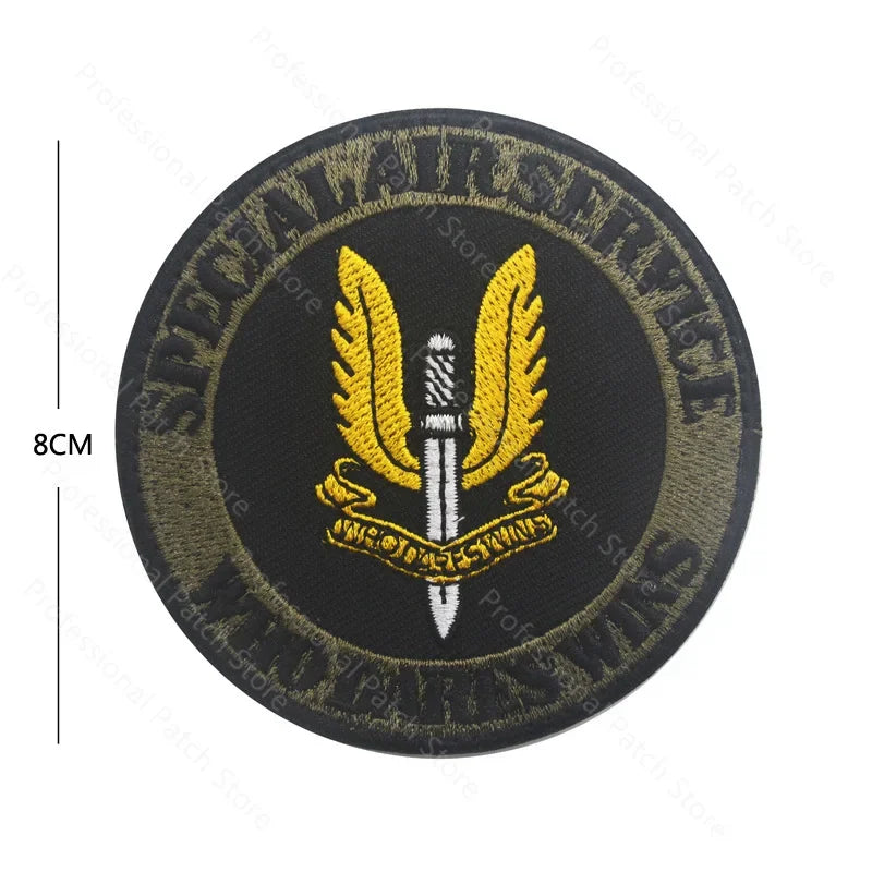 UK Embroidered Patches