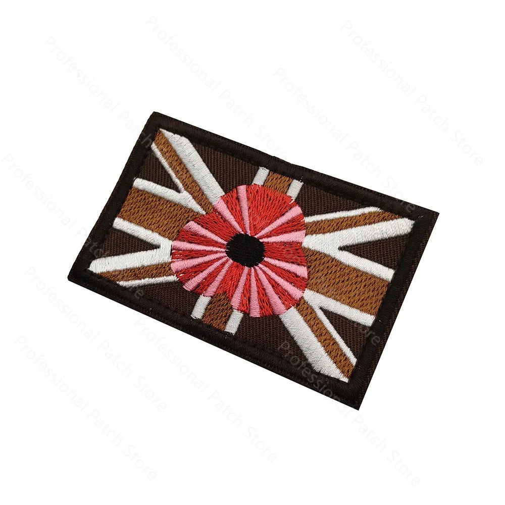 UK Embroidered Patches