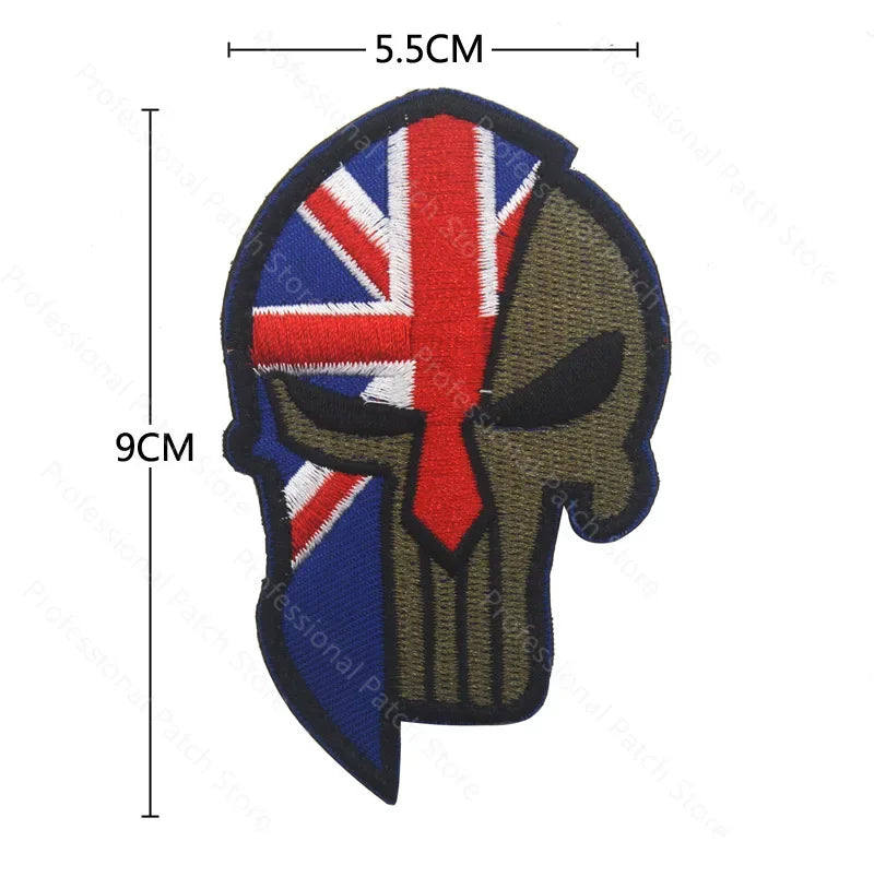 UK Embroidered Patches
