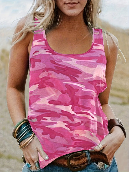Camo Tank Top Women