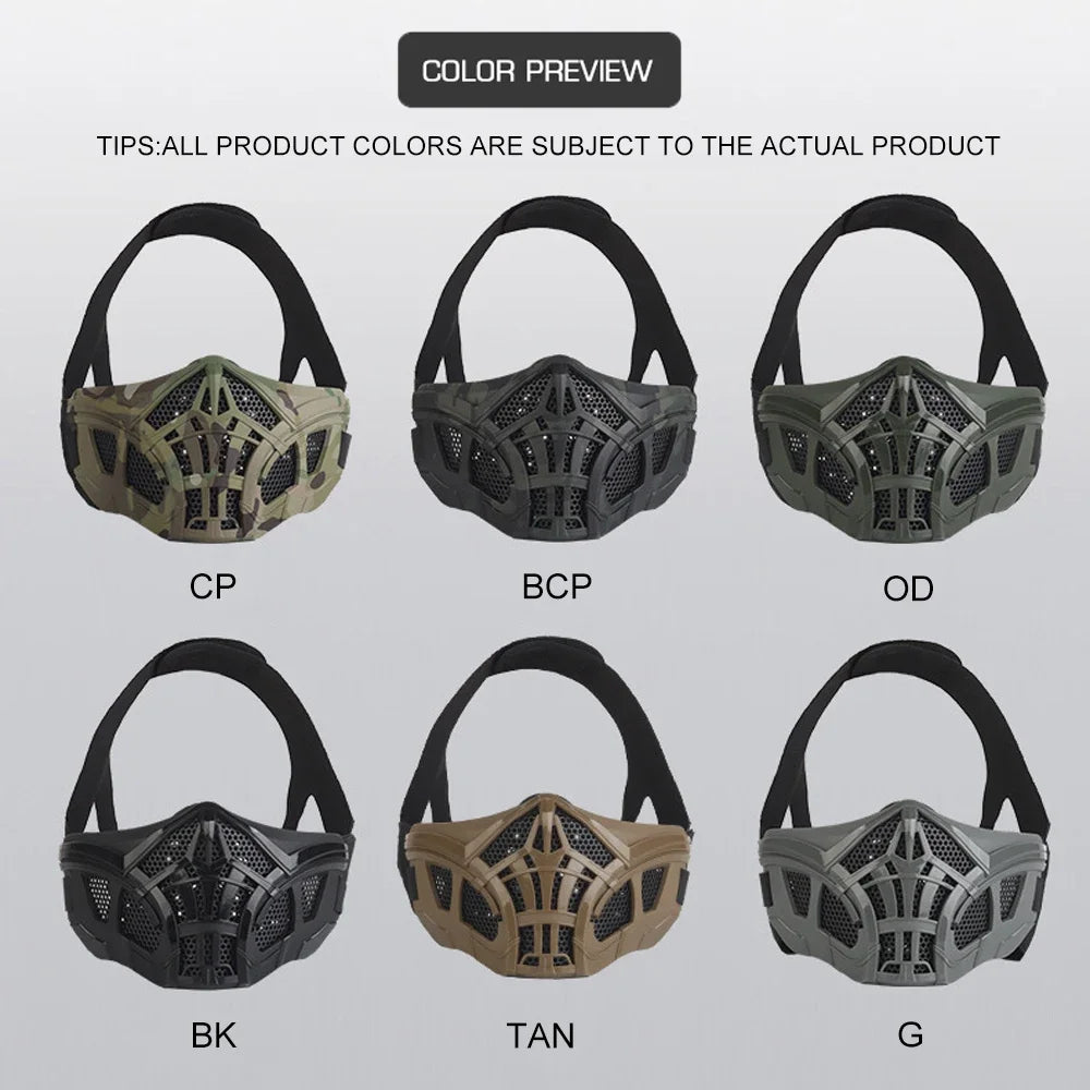 Airsoft Half Face Mask