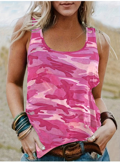 Camo Tank Top Women