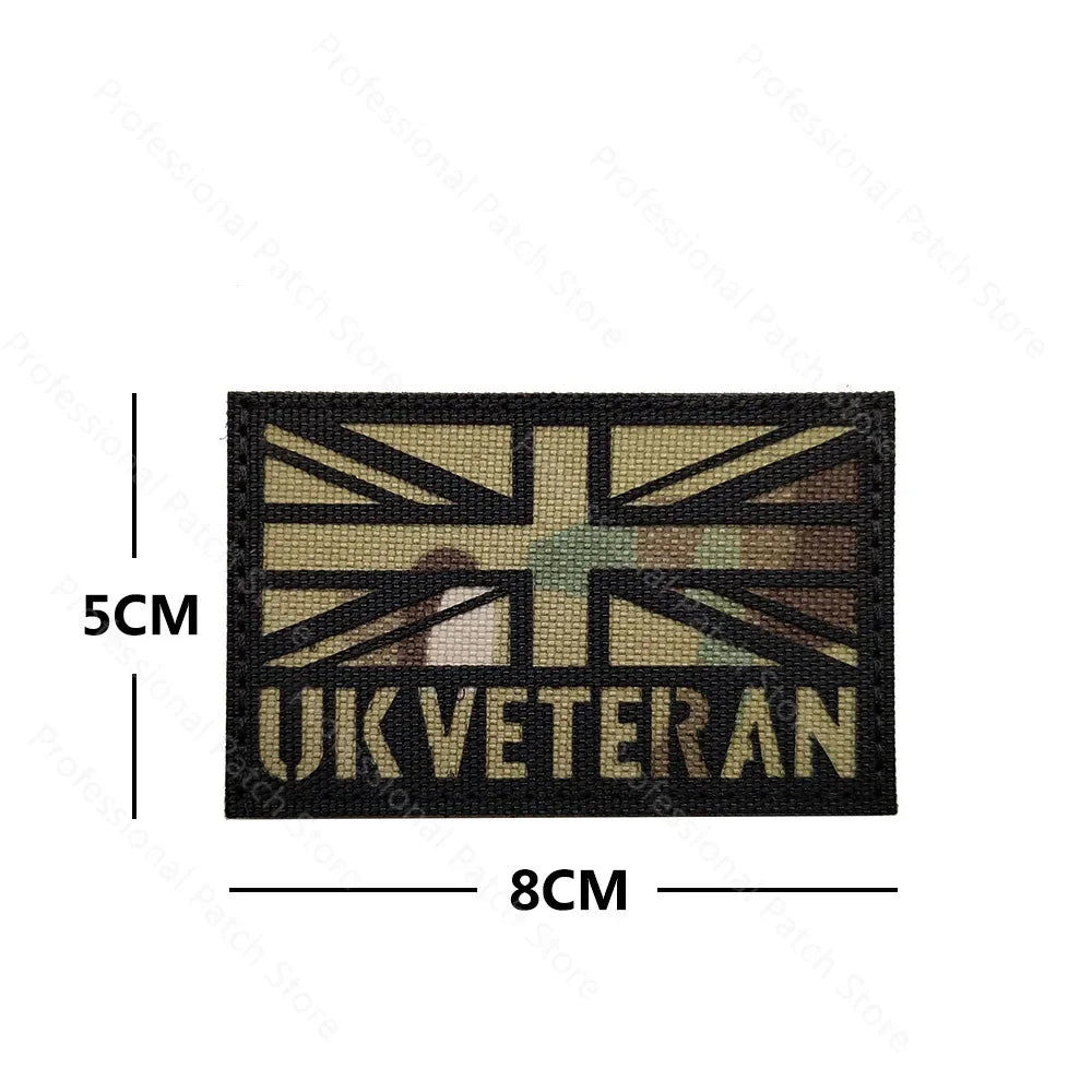 UK Embroidered Patches