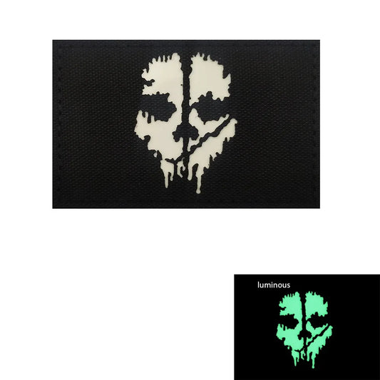 COD Ghost Mask Patch