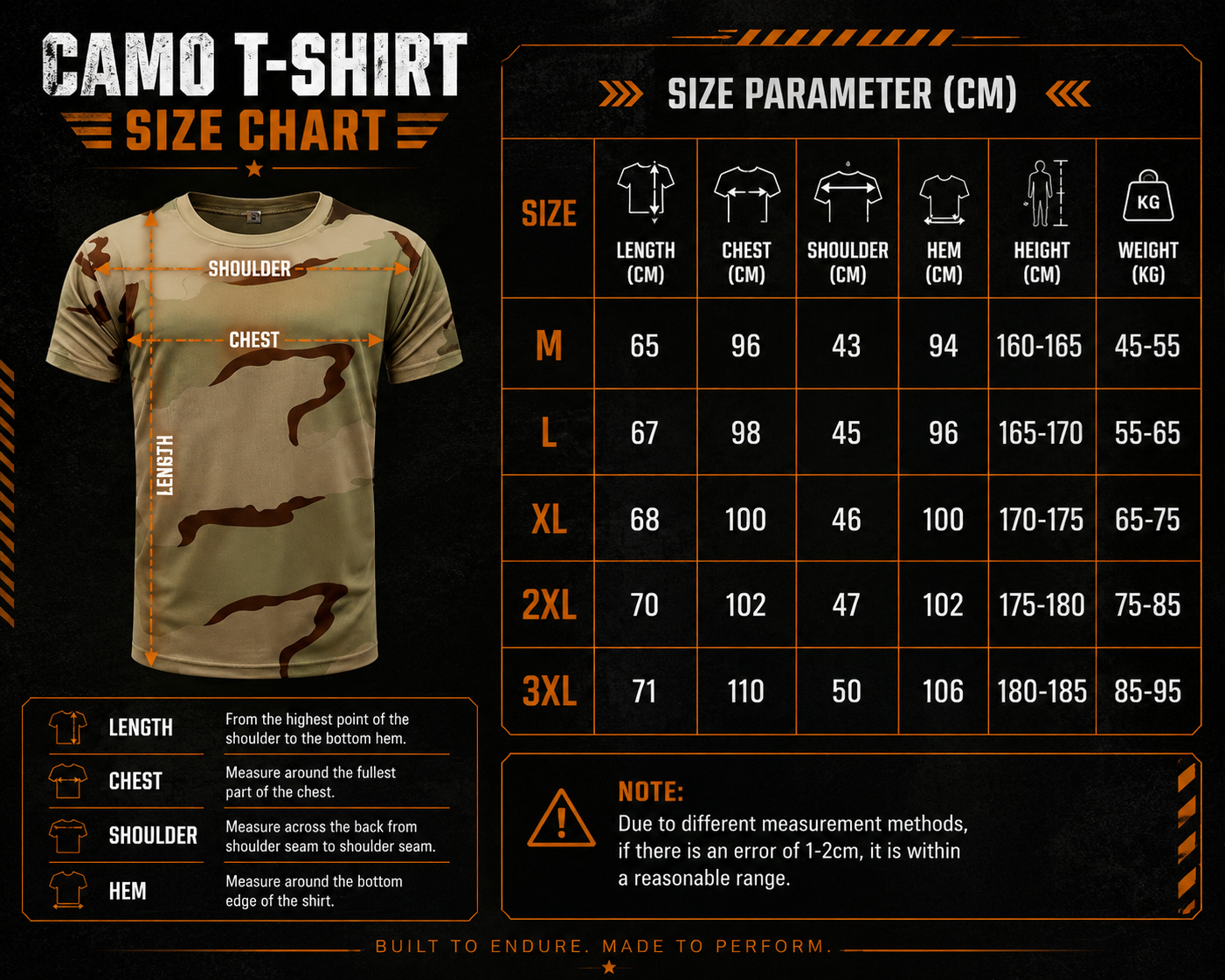 Camo Print T-Shirt