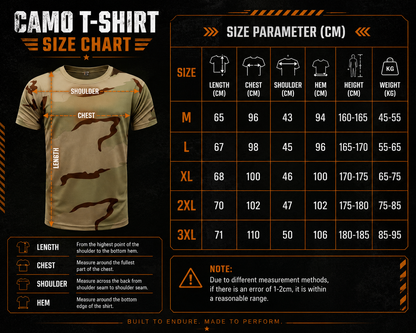 Camo Print T-Shirt