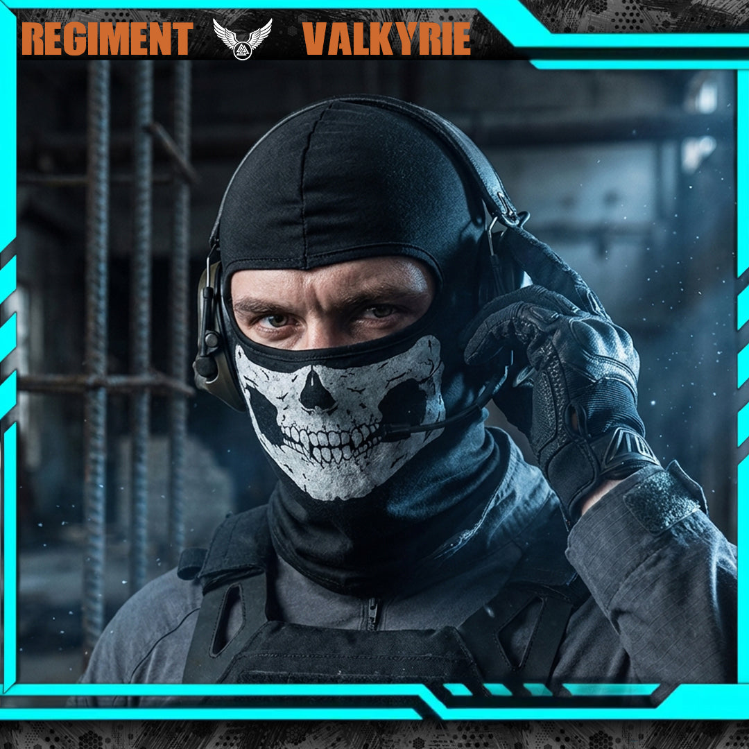 call of duty ghost motorcycle helmet COD Ghost Mask – Regiment Valkyrie